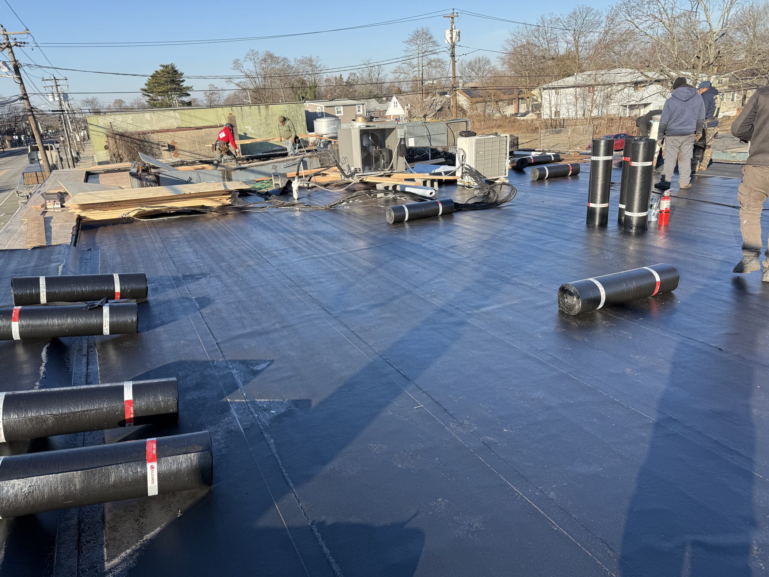 Flat Roofing Systems Installation NYC